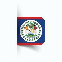 Belize nationale drapeau, Belize nationale jour, eps10. Belize drapeau vecteur icône
