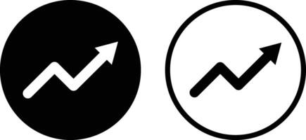 tendance icône ensemble dans deux modes isolé sur blanc Contexte . tendance icône vecteur