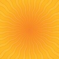 Orange Couleur sunburst Contexte fond d'écran vecteur