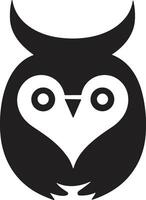 hibou logo ou badge dans librairie concept dans ancien ou rétro style vecteur