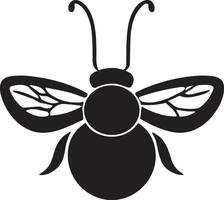 les abeilles et nids d'abeille logo ou badge dans ancien style vecteur