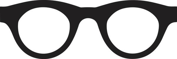 lunettes logo ou badge dans ancien ou rétro style vecteur