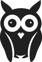 hibou logo ou badge dans librairie concept dans ancien ou rétro style vecteur