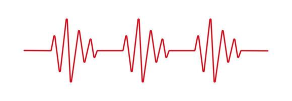 cardiogramme cœur rythme icône. ligne cœur impulsion signe. cardiologie vague. médicament graphique. vecteur illustration.