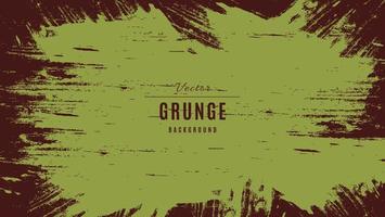 Abstract vintage green scratch grunge texture design en fond rouge vecteur