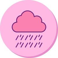 icône de vecteur de pluie