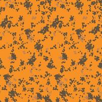 un Orange et gris camouflage modèle vecteur