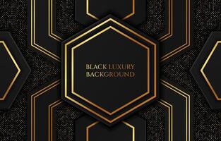 luxe moderne noir géométrique Contexte vecteur