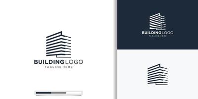 réel biens logo. luxe logo construction architecture bâtiment logo conception modèle élément vecteur