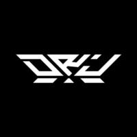 dj lettre logo vecteur conception, dj Facile et moderne logo. dj luxueux alphabet conception