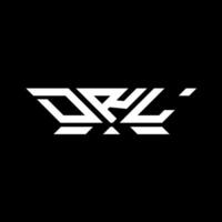 drl lettre logo vecteur conception, drl Facile et moderne logo. drl luxueux alphabet conception
