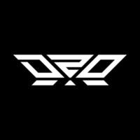 dzo lettre logo vecteur conception, dzo Facile et moderne logo. dzo luxueux alphabet conception