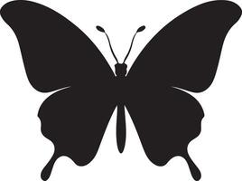 papillon silhouette vecteur illustration blanc Contexte