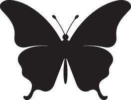 papillon silhouette vecteur illustration blanc Contexte