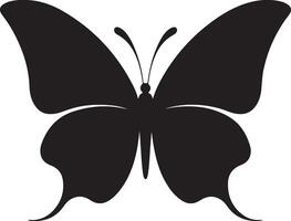 papillon silhouette vecteur illustration blanc Contexte