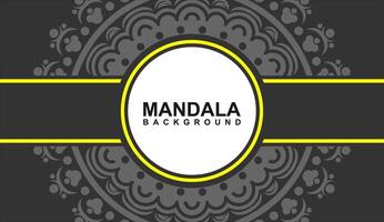 Contexte avec mandala Cadre gratuit vecteur