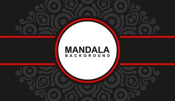 Contexte avec mandala Cadre gratuit vecteur