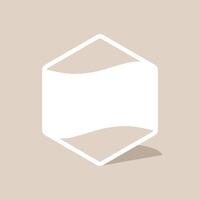 vecteur abstrait icône, hexagonal logo pour votre entreprise. gratuit vecteur