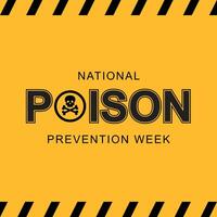 nationale poison la prévention la semaine Contexte. vecteur