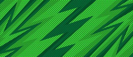 vert abstrait Contexte avec tranchant géométrique modèle, pour des sports, jeu à thème conception vecteur