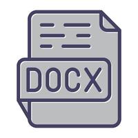 icône de vecteur docx