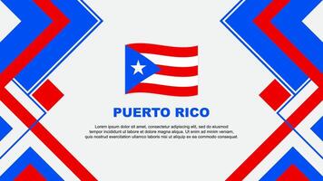 puerto rico drapeau abstrait Contexte conception modèle. puerto rico indépendance journée bannière fond d'écran vecteur illustration. puerto rico bannière