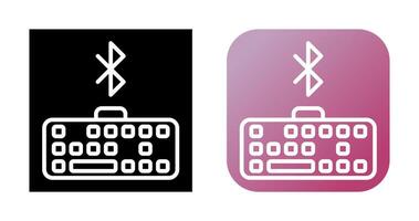 Bluetooth clavier vecteur icône