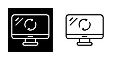 Logiciel mise à jour vecteur icône