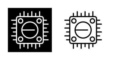 icône de vecteur de processeur