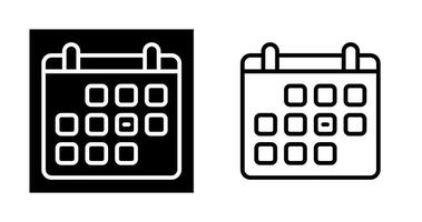 icône de vecteur de calendrier