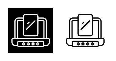 icône de vecteur d & # 39; ordinateur portable