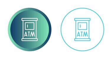 icône de vecteur de distributeur automatique de billets