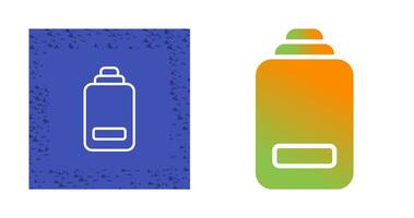 icône de vecteur de batterie faible