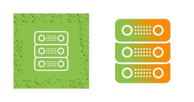 dévoué serveur vecteur icône