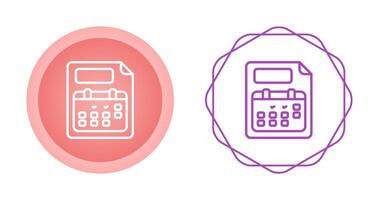 icône de vecteur de planificateur