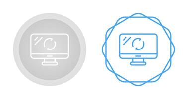 Logiciel mise à jour vecteur icône