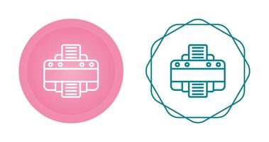 icône de vecteur d & # 39; imprimante