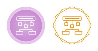 icône de vecteur de hiérarchie