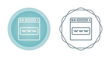 icône de vecteur web mondial