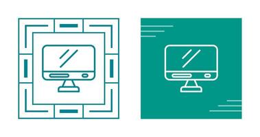 icône de vecteur de moniteur