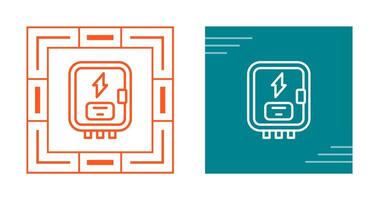 icône de vecteur de panneau électrique