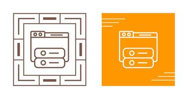 les fenêtres hébergement vecteur icône