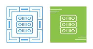 dévoué serveur vecteur icône