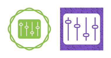 icône de vecteur d'égaliseur