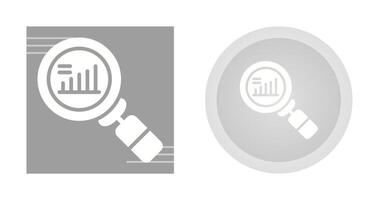 icône de vecteur de recherche de marché