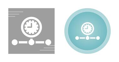 icône de vecteur de chronologie