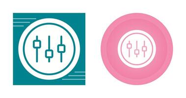 icône de vecteur d'égaliseur de musique