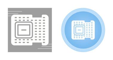icône de vecteur de processeur