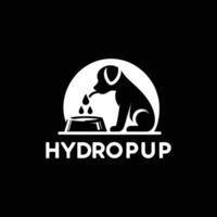 hydropup logo conception vecteur