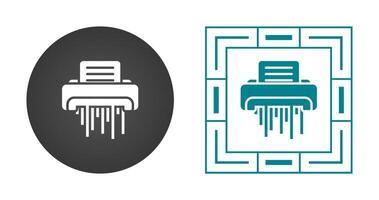 icône de vecteur de déchiqueteuse